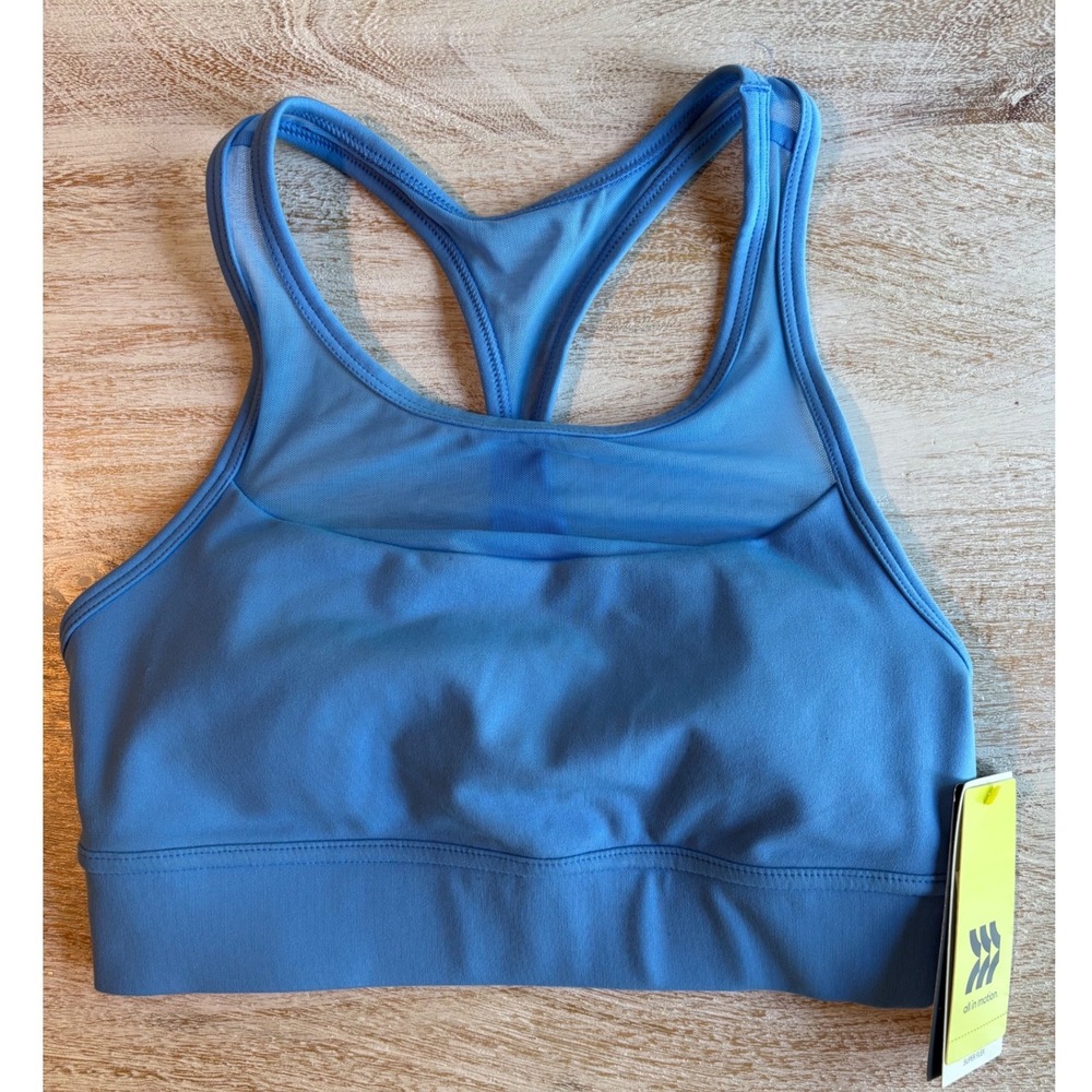 All in Motion XS Super Flex Sports Bra Womens Blue NWT